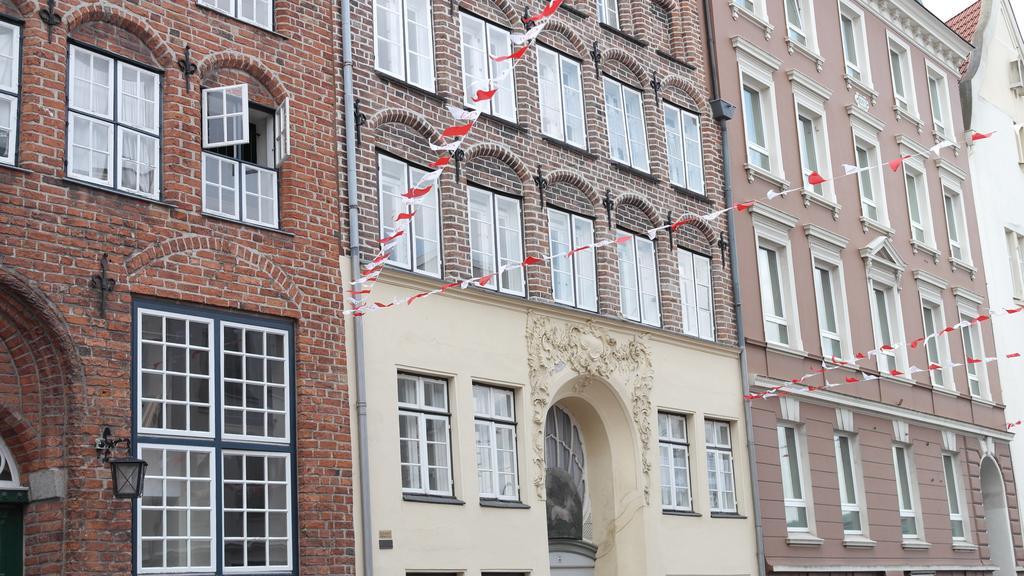 Apartments Im Einhornhaus Lübeck Buitenkant foto